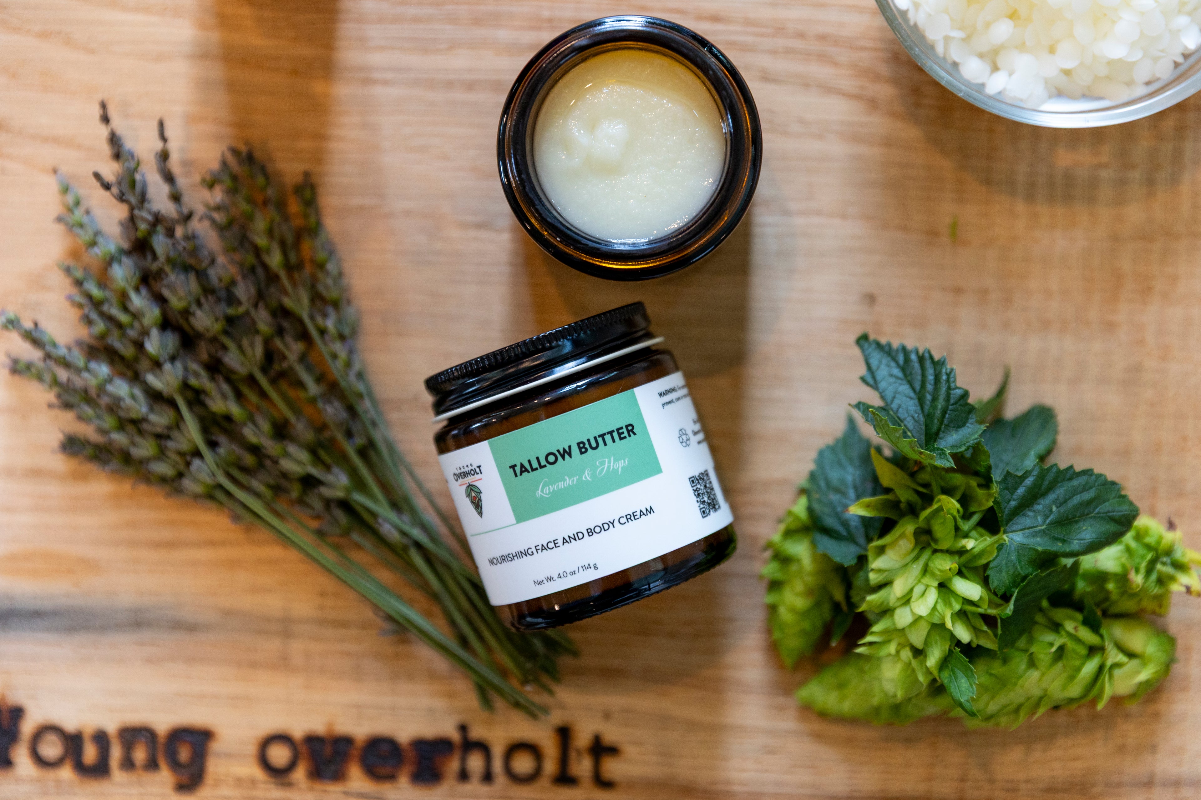 Buy in Bulk & Save: Tallow Butter Infused with Lavender and Hops (20% off included)